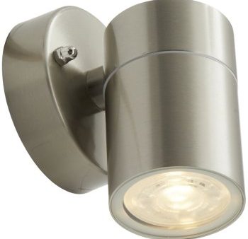 Ansell Lighting AACERO WLD SSL  Acero Stainless Steel GU10 Wall Light Supply