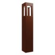 Ansell Lighting AARIES 900 RU WW  Aries 20W 3000K 900mm Rust LED Bollard For Sale