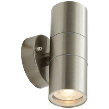 Ansell Lighting AACERO WL SSL PIR  Acero Up Down Stainless Steel GU10 Wall PIR Light Discount