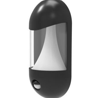 Ansell Lighting ALEOLED HL PIR  Leo 8W CCT Selectable Graphite LED Half Lantern - PIR Sensor Cheap