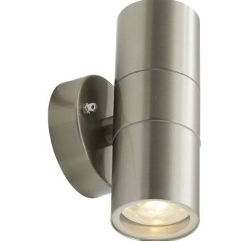 Ansell Lighting AACERO WL SSL  Acero Up Down Stainless Steel GU10 Wall Light Fashion