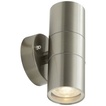 Ansell Lighting AACERO WL SSL  Acero Up Down Stainless Steel GU10 Wall Light Fashion