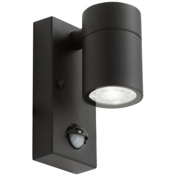 Ansell Lighting AACERO WLD BLK PIR  Acero Black GU10 Wall PIR Light Online now