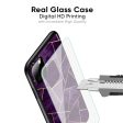 Geometric Purple Glass Case For Samsung Galaxy A54 5G For Sale