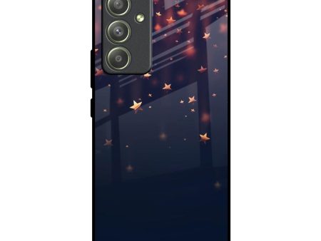 Falling Stars Glass Case For Samsung Galaxy A54 5G Supply