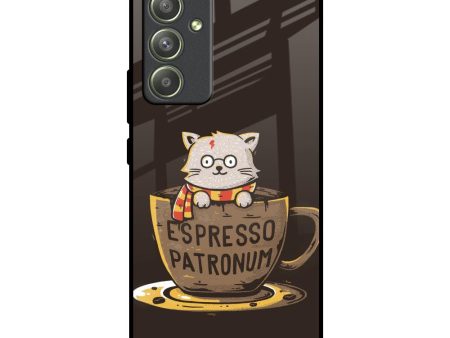 Tea With Kitty Glass Case For Samsung Galaxy A54 5G on Sale