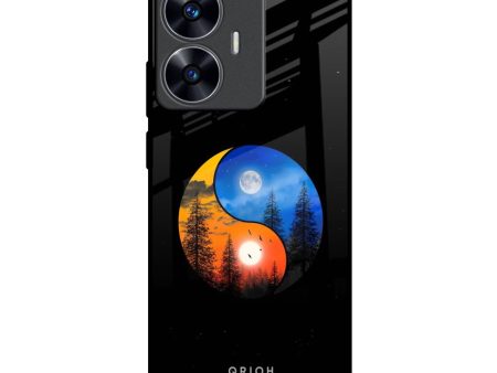 Yin Yang Balance Glass Case for Realme C55 Cheap