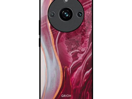 Crimson Ruby Glass Case for Realme 11 Pro Plus 5G Online Sale