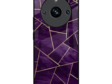 Geometric Purple Glass Case For Realme 11 Pro Plus 5G Online Hot Sale