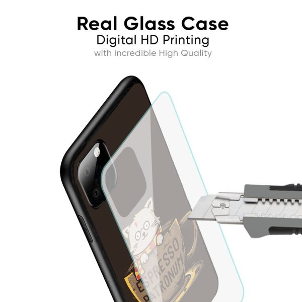 Tea With Kitty Glass Case For Samsung Galaxy A54 5G on Sale