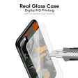 Camouflage Orange Glass Case For Vivo Y100 5G For Cheap