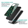 Abstract Green Glass Case For OPPO F21 Pro Online Sale