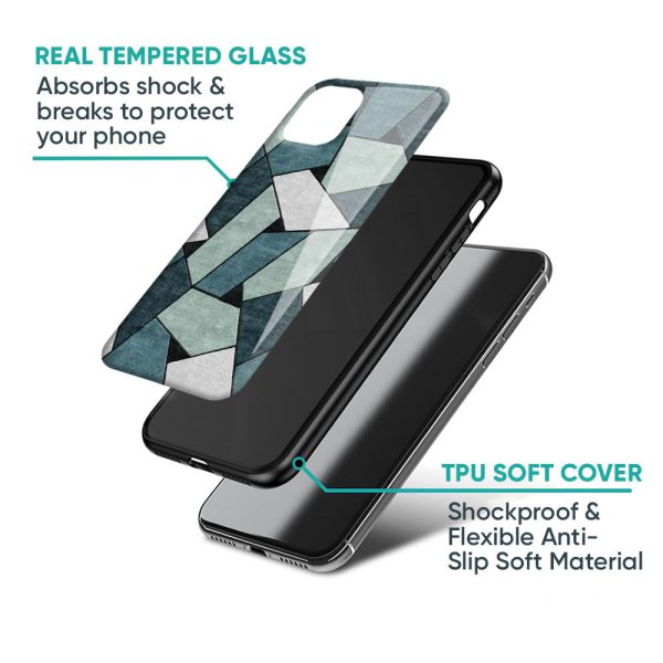 Abstact Tiles Glass Case for OPPO F21 Pro 5G on Sale