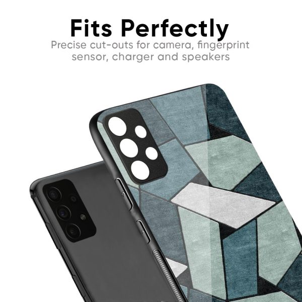 Abstact Tiles Glass Case for Oppo Reno7 Pro 5G For Sale