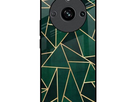 Abstract Green Glass Case For Realme 11 Pro 5G For Discount