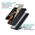 Camouflage Orange Glass Case For Vivo Y100 5G For Cheap