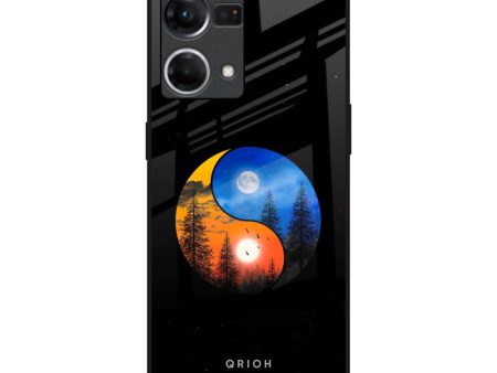 Yin Yang Balance Glass Case for OPPO F21 Pro Online Sale