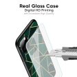 Abstract Green Glass Case For OPPO F21 Pro Online Sale