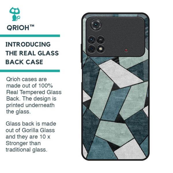 Abstact Tiles Glass Case for Poco M4 Pro Hot on Sale